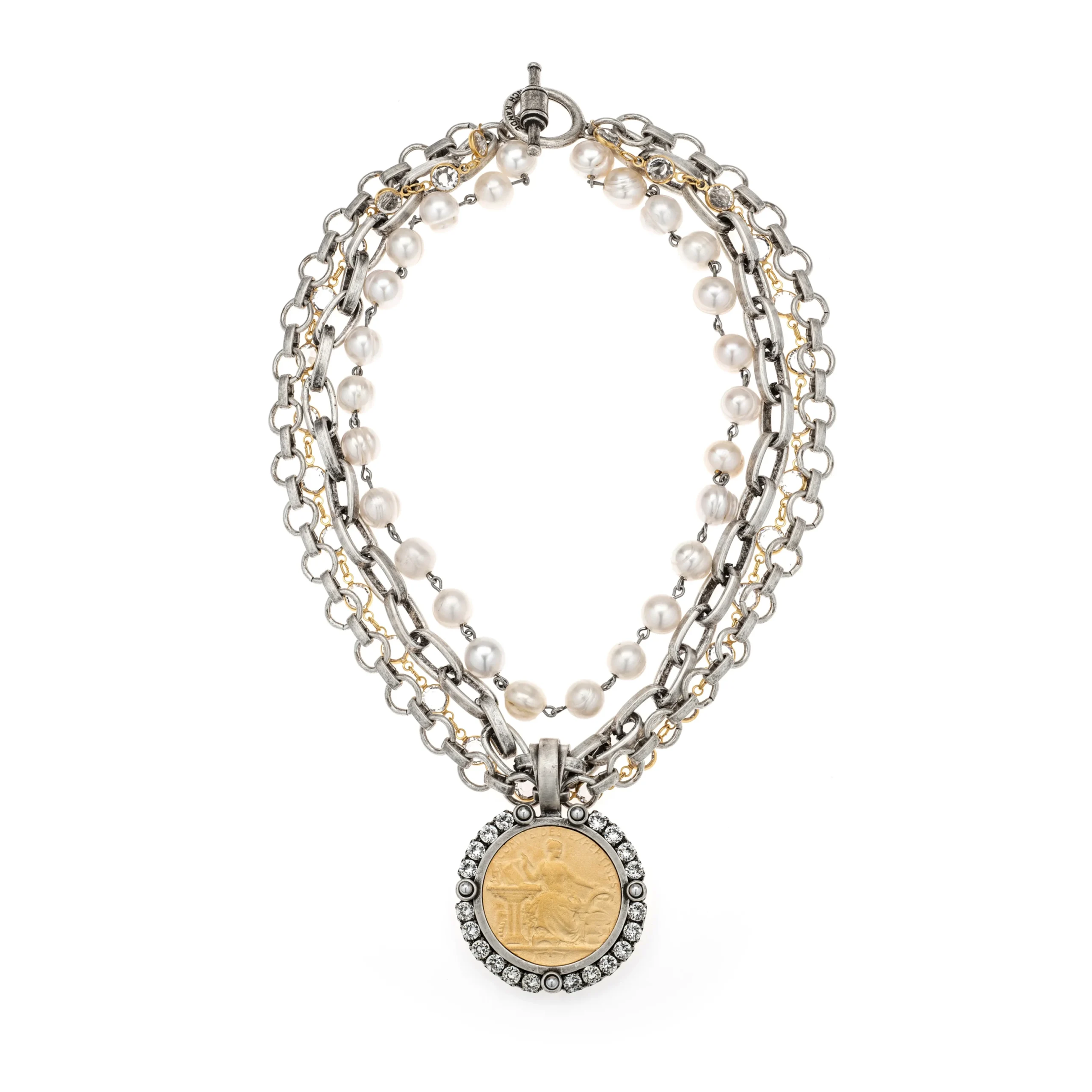 French Kande necklace showcasing artisan elegance and timeless craftsmanship for sophisticated style.