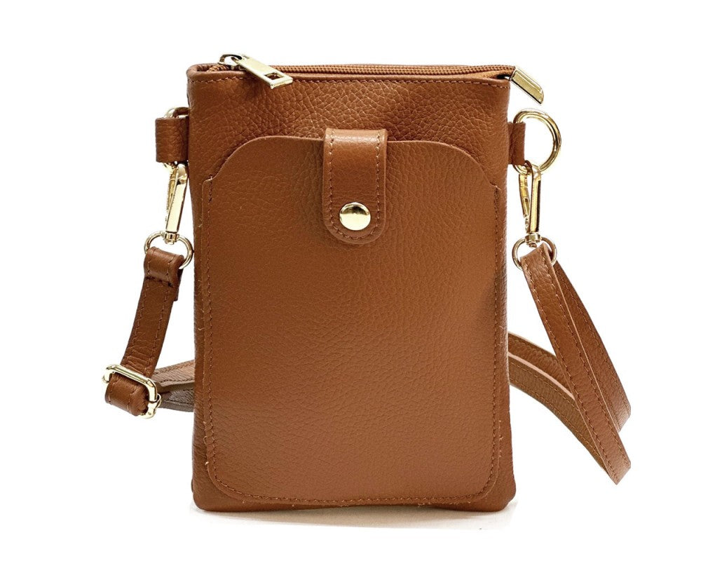 Essence Leather Crossbody Bag - Assorted Colors | Artisans.