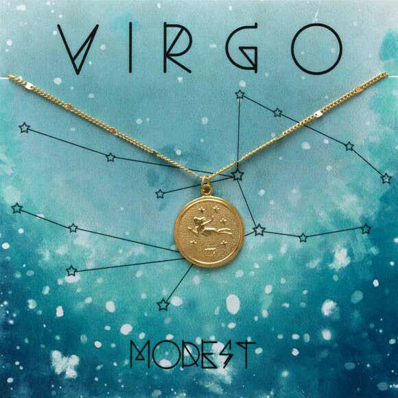 Zodiac Medallion Pendant Necklace — Astrological Sign Collection | Artisans.