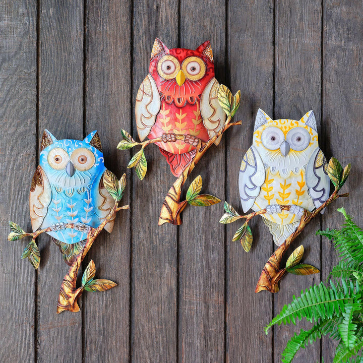 Owl Metal Wall Art | Artisans.