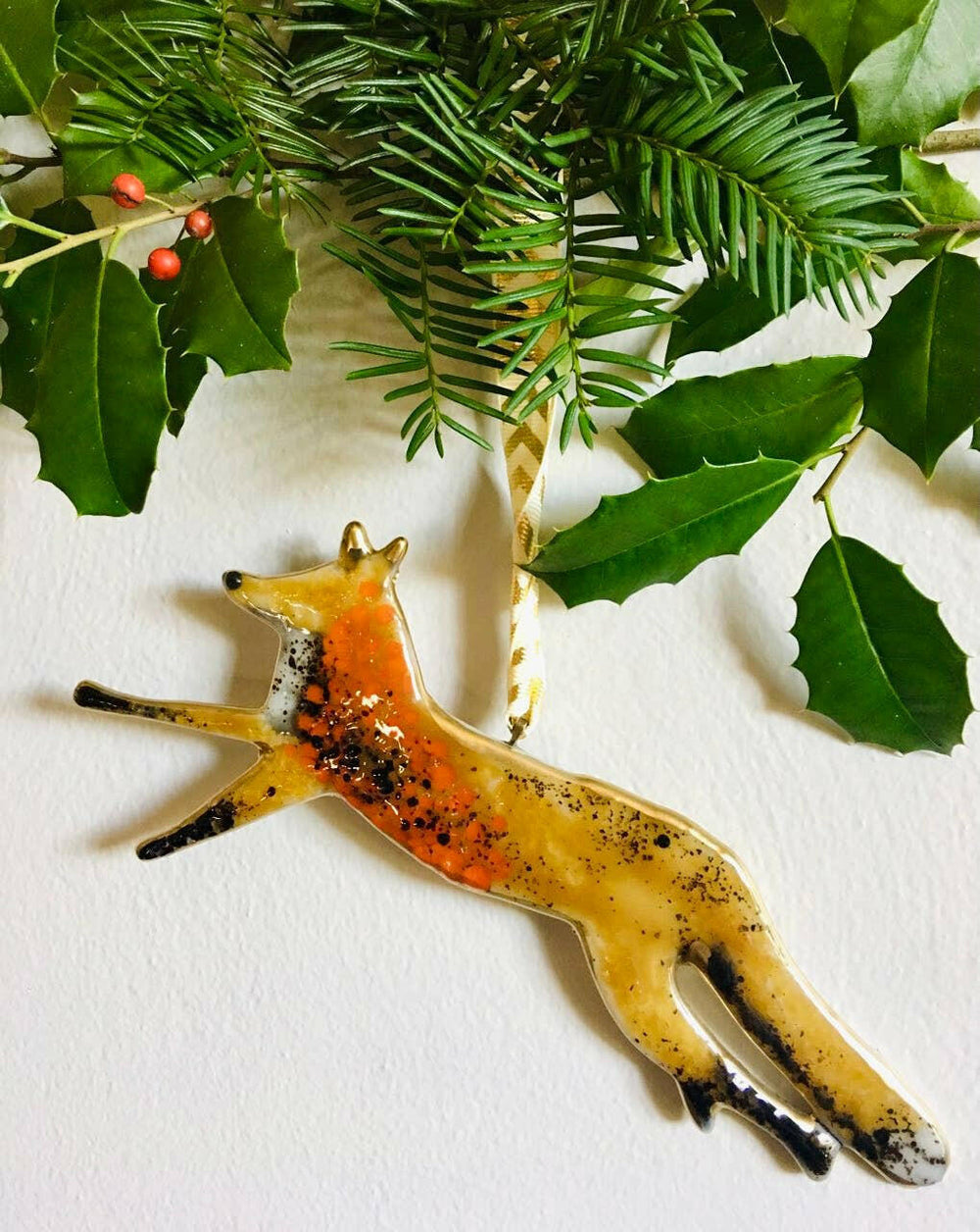 Wild Animals - Set of 5 - Holiday Ornaments / Suncatchers | Artisans.