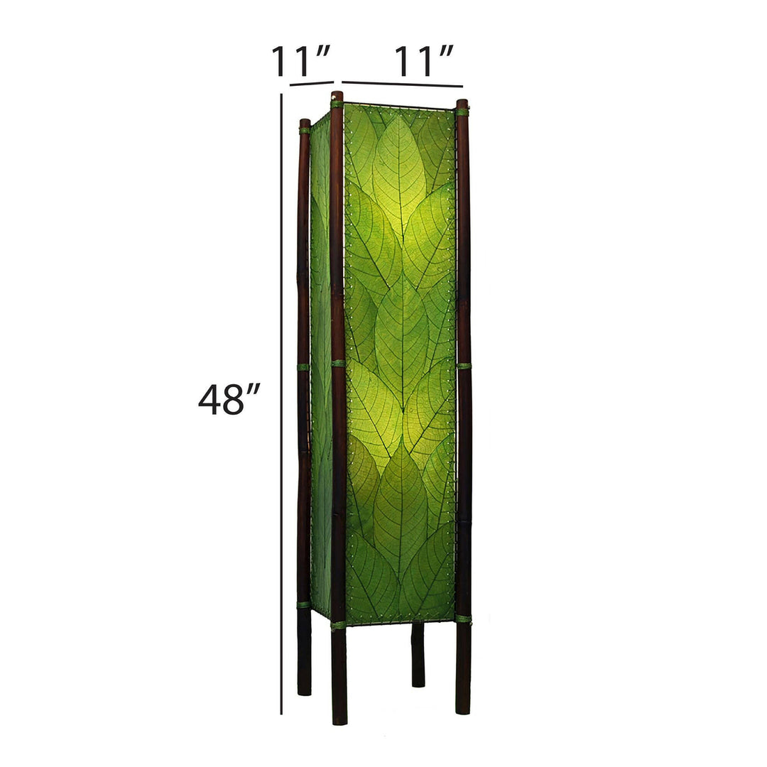 Fortune Large Floor Lamp — Made with Cocoa Leaves | Artisans.