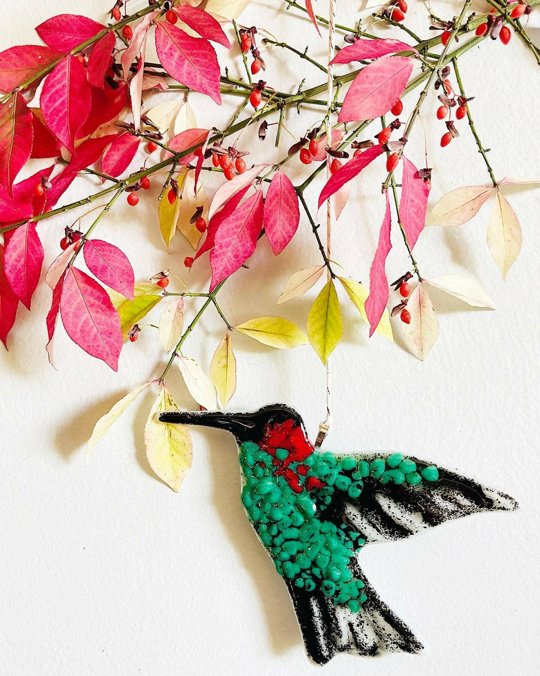 Birds - Set of 6 - Holiday Ornaments / Suncatchers | Artisans.