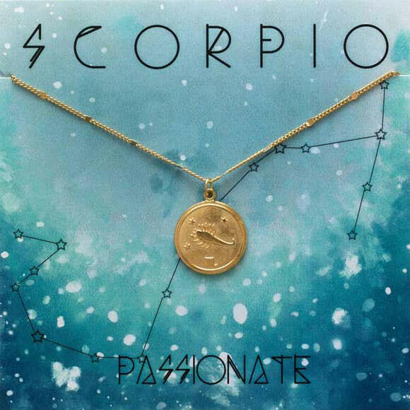 Zodiac Medallion Pendant Necklace — Astrological Sign Collection | Artisans.