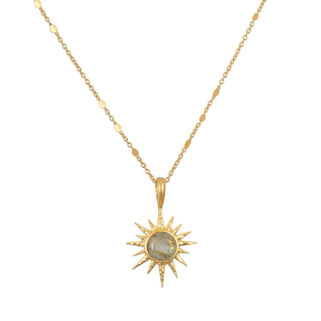 16" Labradorite North Star Necklace