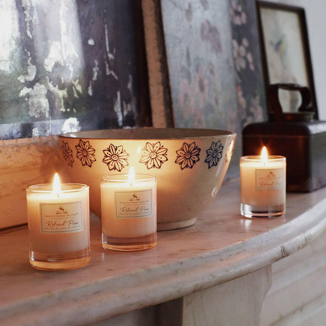 Roland Pine Soy Candle Votive Gift Set | Artisans.