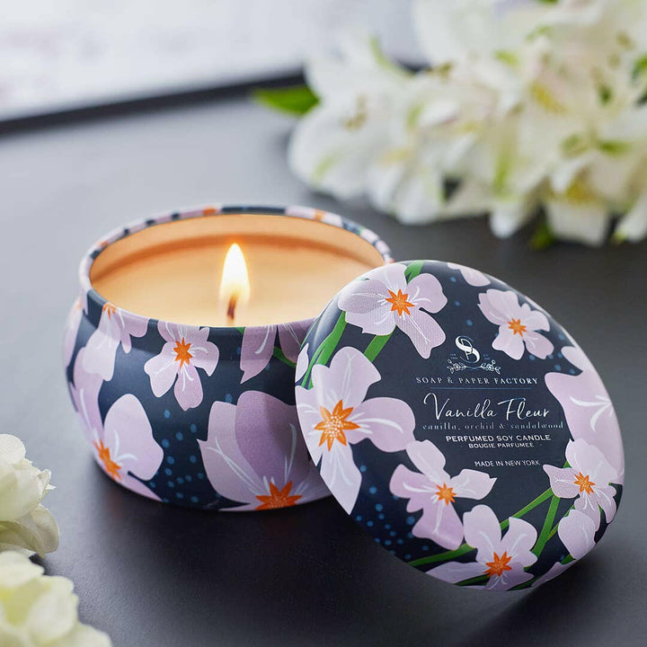 Small Tin Soy Candle Collection — Assorted Signature Scents for Home | Artisans.