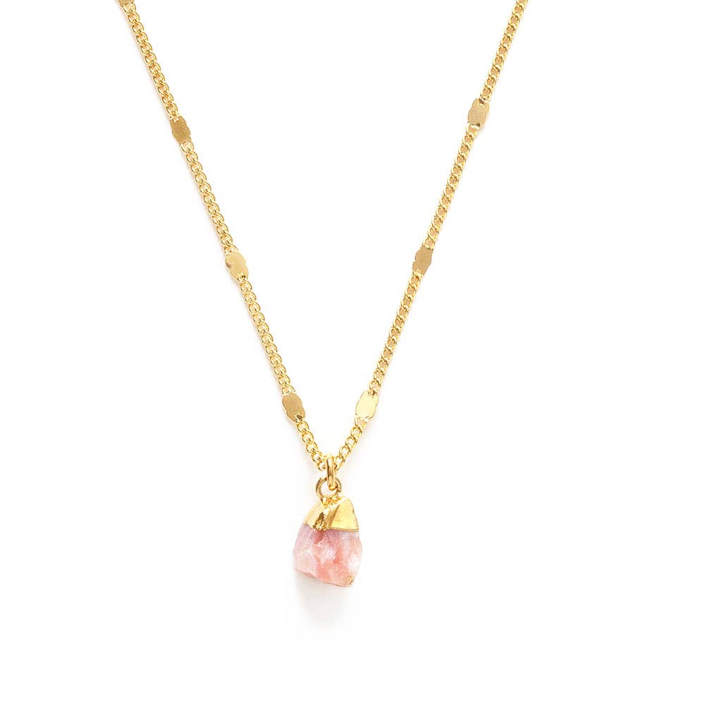 Raw Cut Gemstone Necklaces | Artisans.