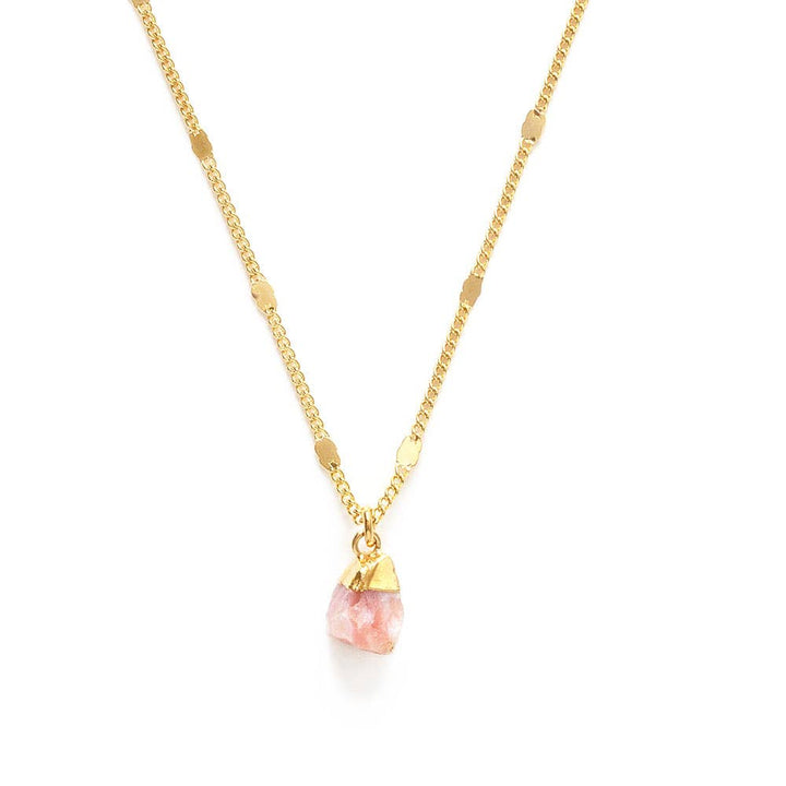 Raw Cut Gemstone Necklaces | Artisans.
