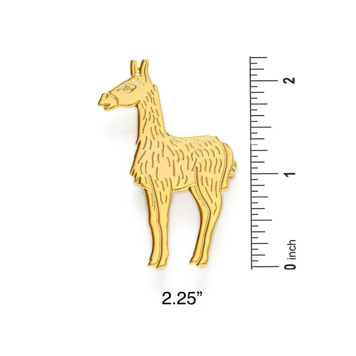 California Llama Brooch