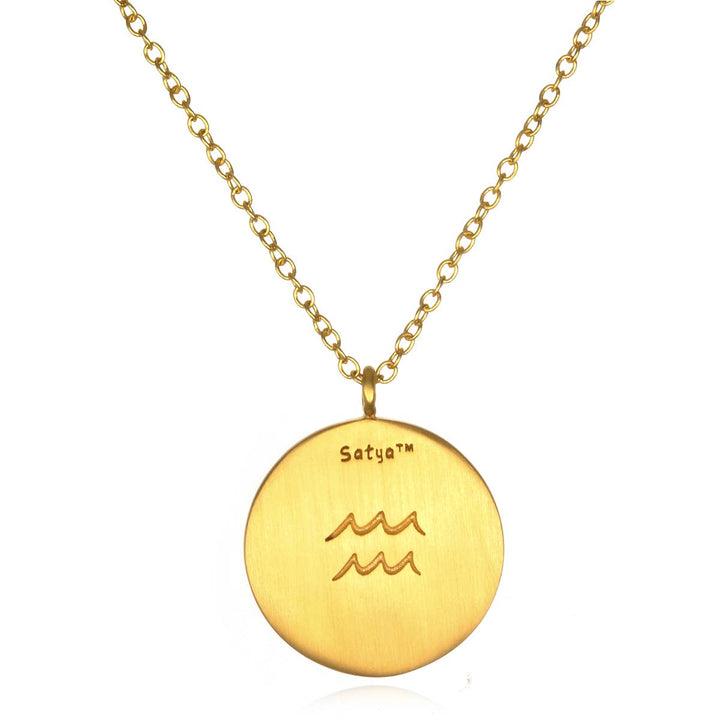 Gunmetal Zodiac Constellation Necklace 18" - SOLD INDIVIDUAL