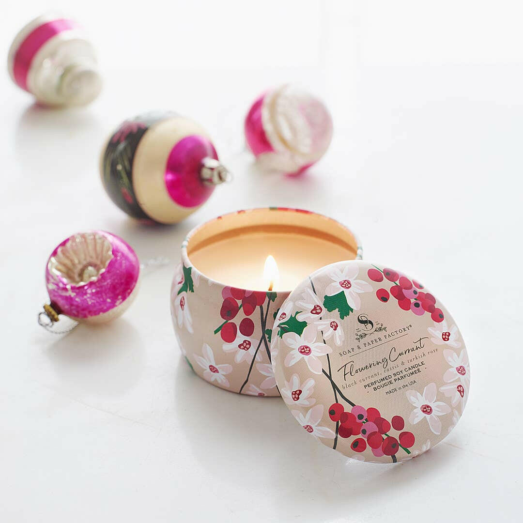 *SEE NOTES* Flowering Currant Small Tin Soy Candle | Artisans.