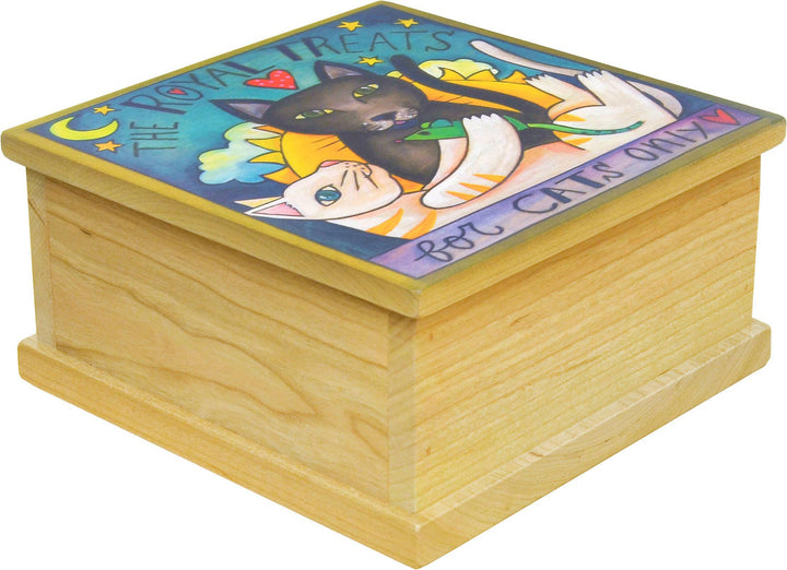 Playful Wooden Pet Treat Box Collection — Assorted Themes | Artisans.