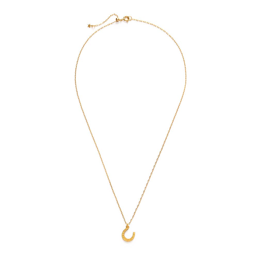 Horseshoe Charm Necklace | Artisans.