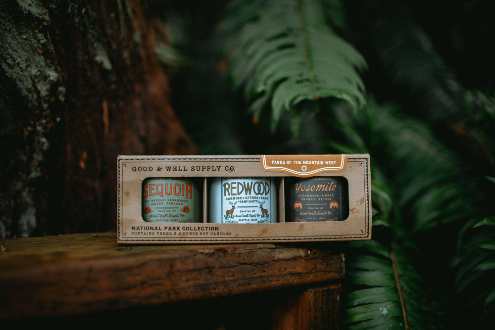 National Parks of the Mountain West Mini Candle Gift Set | Artisans.