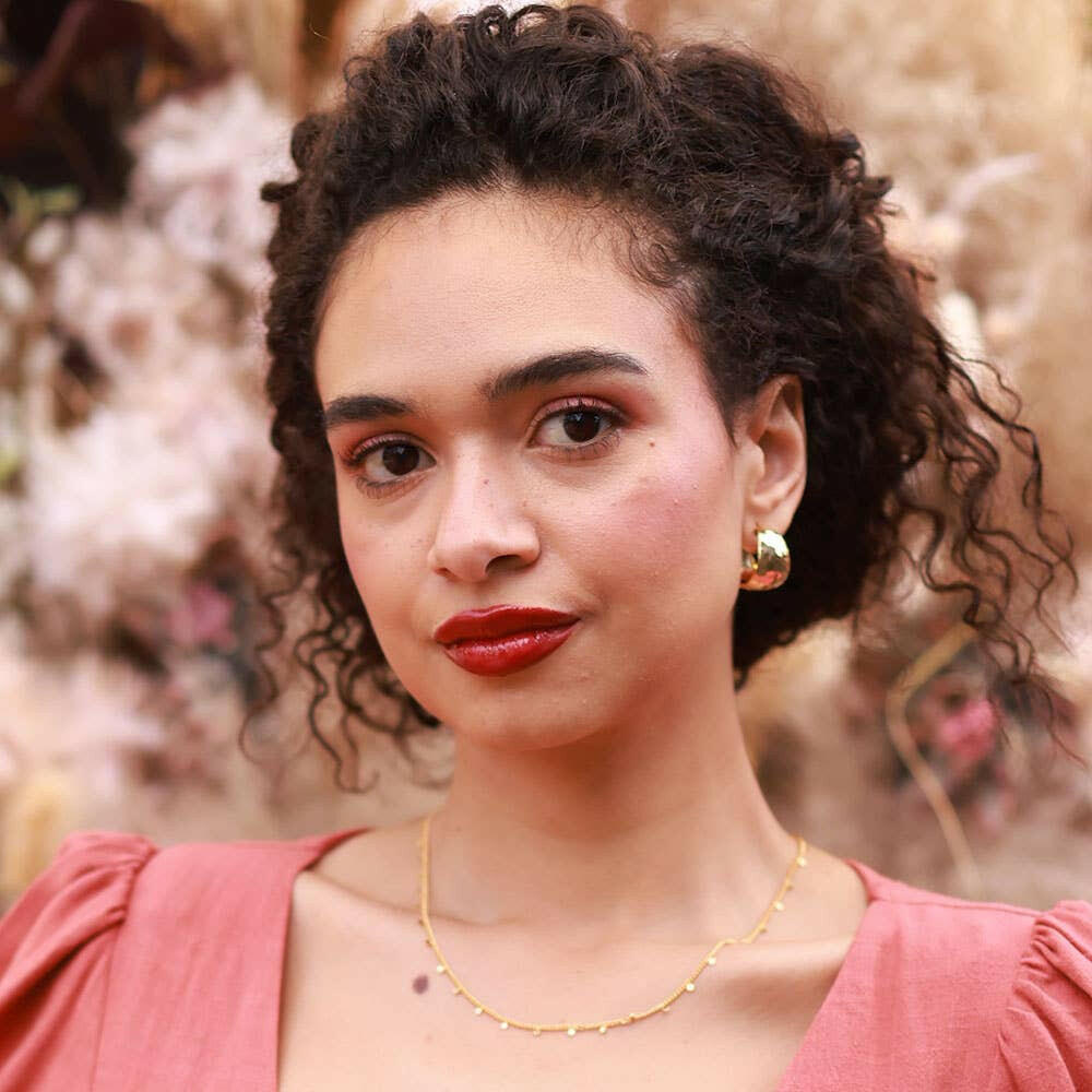 Hammered Vintage Style Hoop Earrings | Artisans.