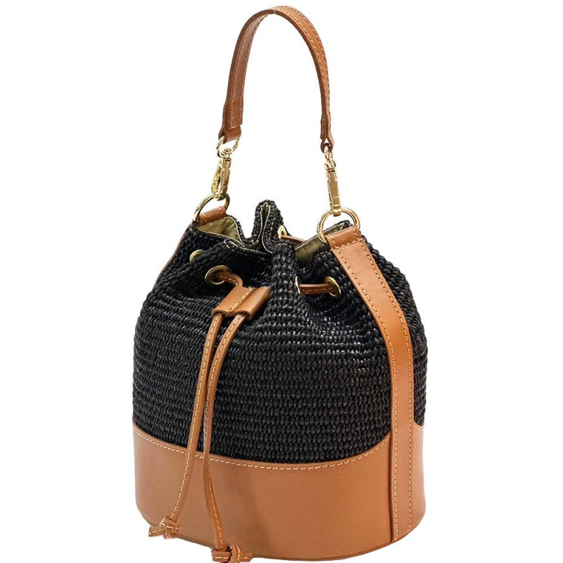 Kona Leather Bucket Bag - Assorted Colors | Artisans.