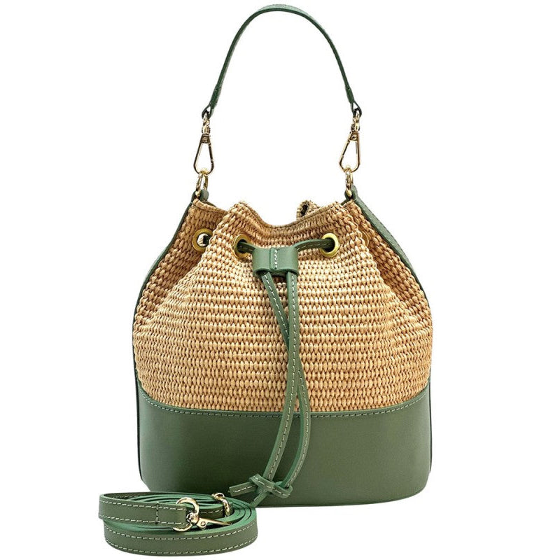 Kona Leather Bucket Bag - Assorted Colors | Artisans.