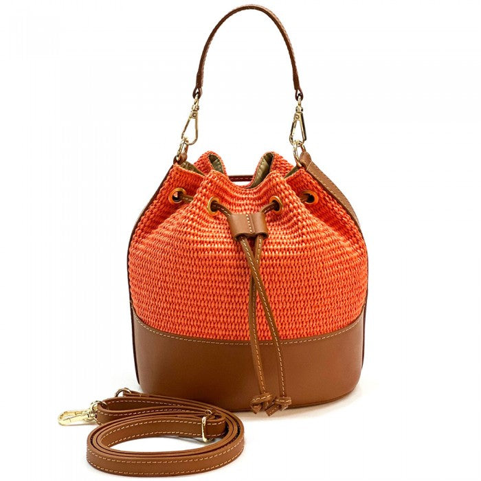 Kona Leather Bucket Bag - Assorted Colors | Artisans.