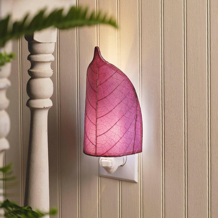 Leaf Night Light Collection — Made with Cocoa Leaf Shade | Artisans.