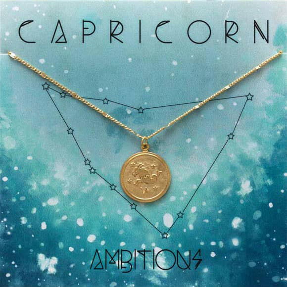 Zodiac Medallion Pendant Necklace — Astrological Sign Collection | Artisans.