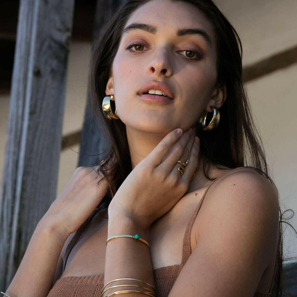 70's Vintage Hoop Earrings | Artisans.