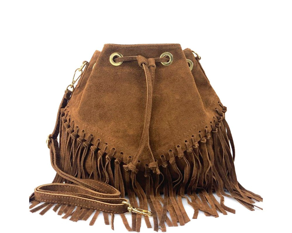 Rave Suede Bucket Bag - Assorted Colors | Artisans.