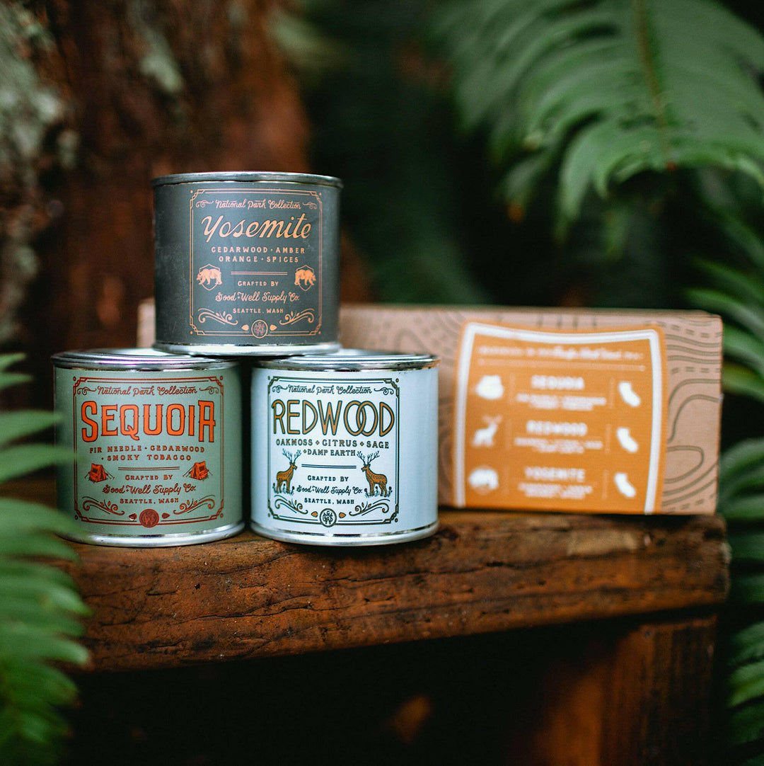 National Parks of the Mountain West Mini Candle Gift Set | Artisans.