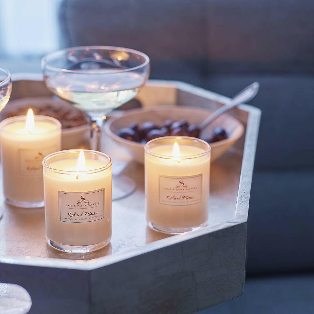 Roland Pine Soy Candle Votive Gift Set | Artisans.