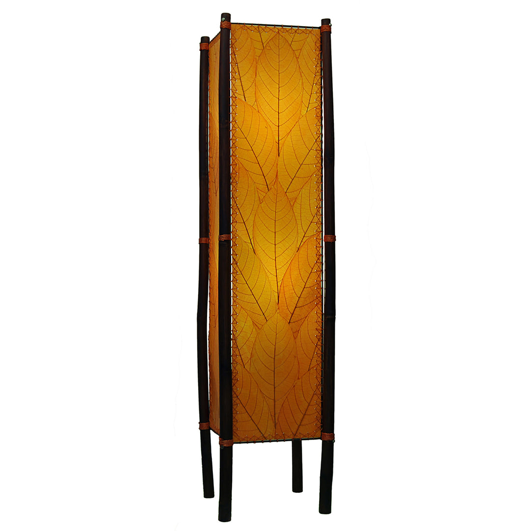 Fortune Large Floor Lamp — Made with Cocoa Leaves | Artisans.
