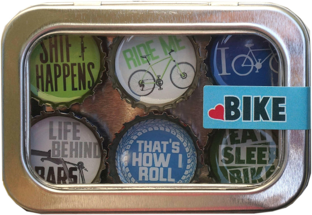 Bottlecap Magnet 6-packs in Themed Collections | Artisans.
