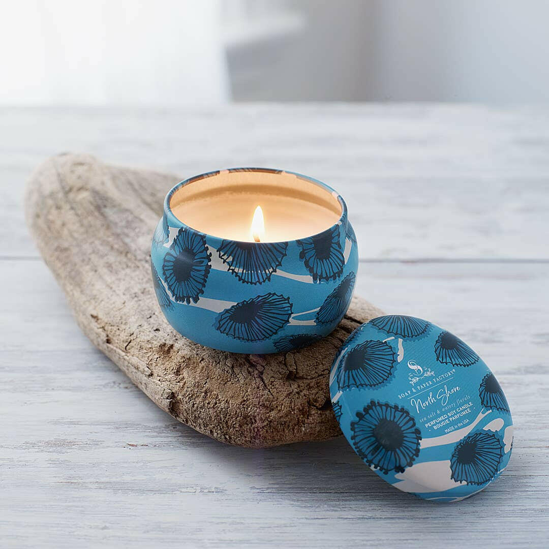*SEE NOTES* North Shore Small Tin Soy Candle | Artisans.