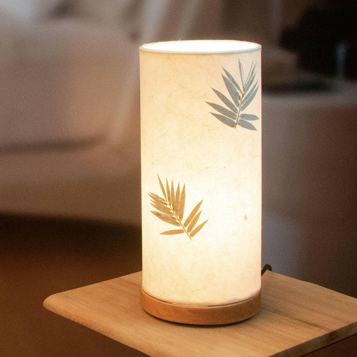 Cylinder Table Lamp with Paper Shade | Artisans.