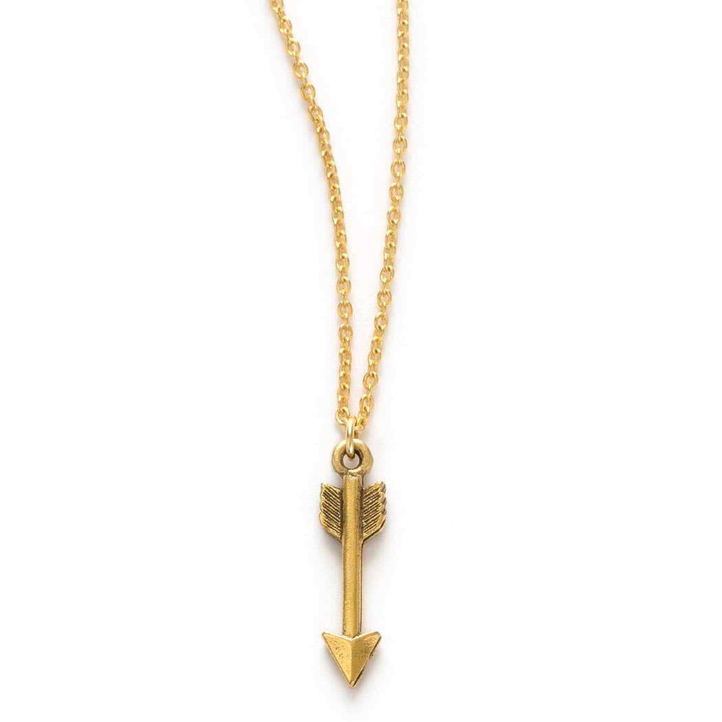 Arrow Charm Necklace | Artisans.