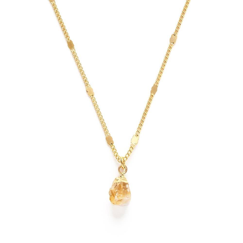 Raw Cut Gemstone Necklaces | Artisans.