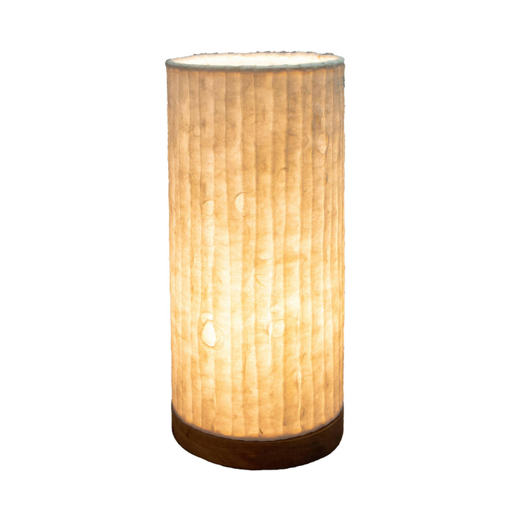 Cylinder Table Lamp with Paper Shade | Artisans.