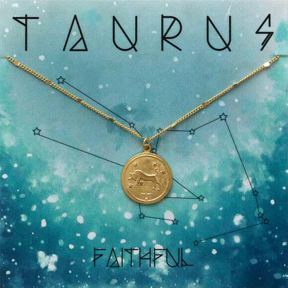 Zodiac Medallion Pendant Necklace — Astrological Sign Collection | Artisans.