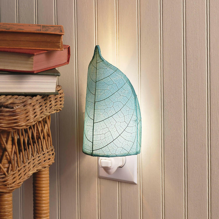 Leaf Night Light Collection — Made with Cocoa Leaf Shade | Artisans.