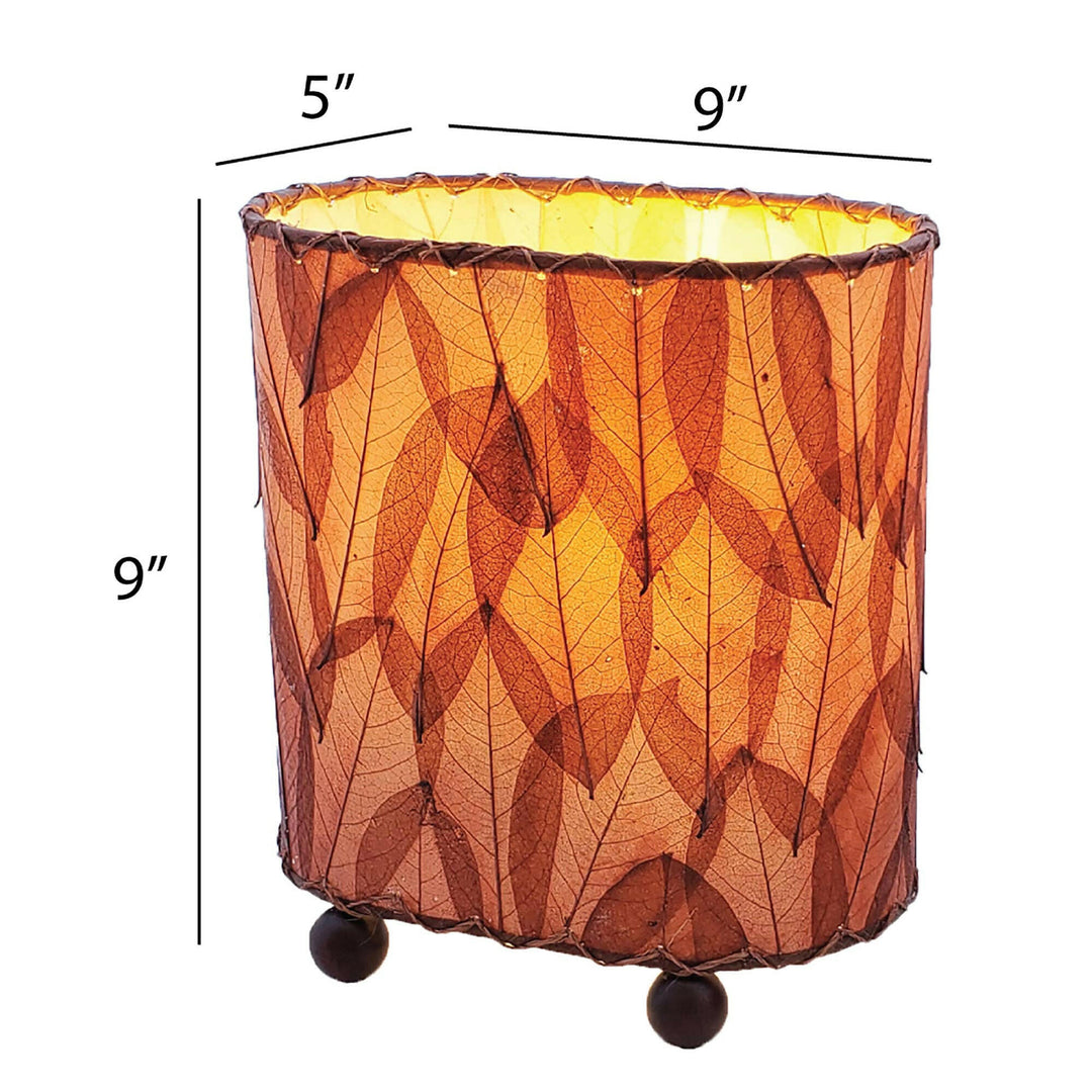 Mini Guyabano Table Lamp — Made with Cocoa Leaves | Artisans.