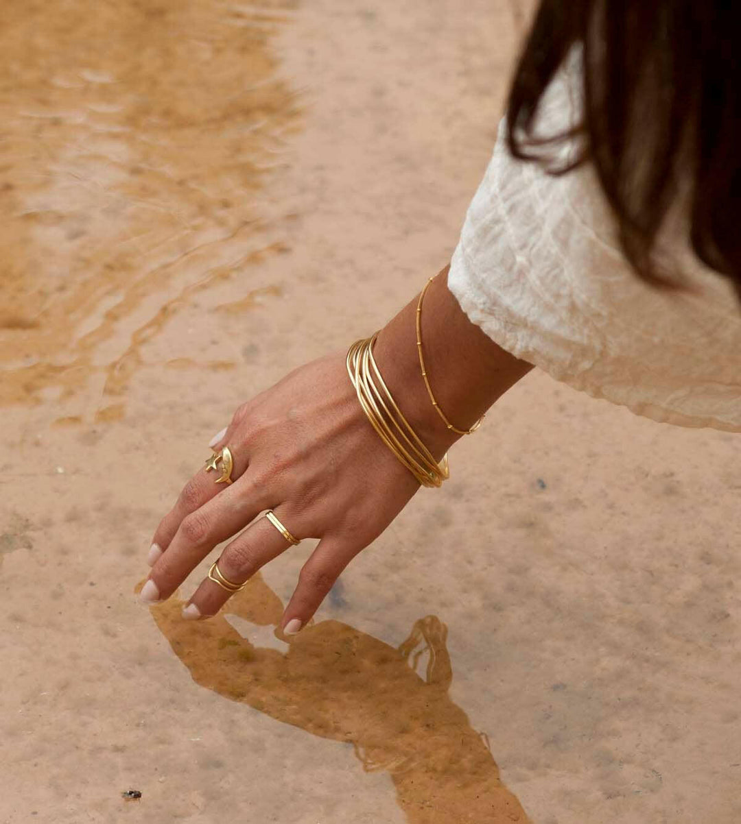 Crescent Moon &amp; Star Ring | Artisans.