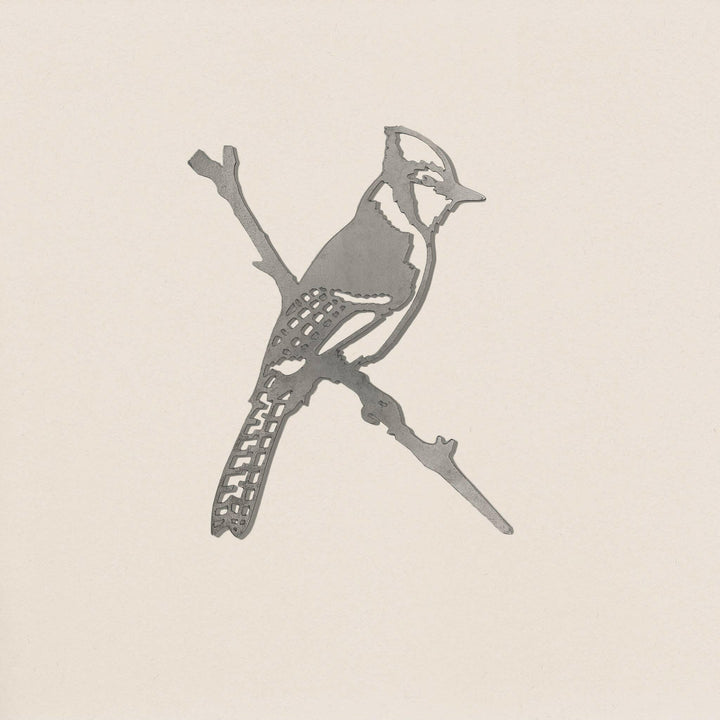 Blue Jay Metalbird Garden Art | Artisans.