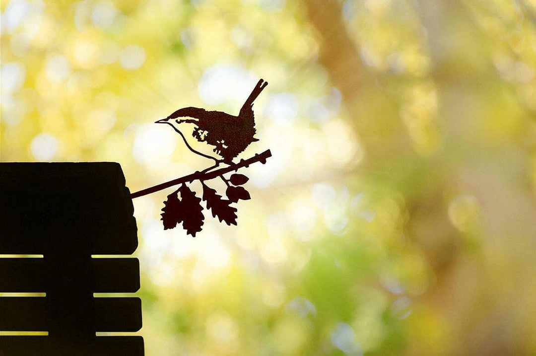 Wren Metalbird Garden Art | Artisans.