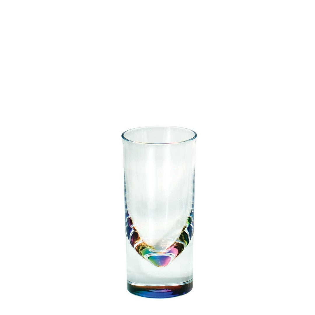 Teardrop 5 Oz. Rainbow Acrylic Shot Glass | Artisans.