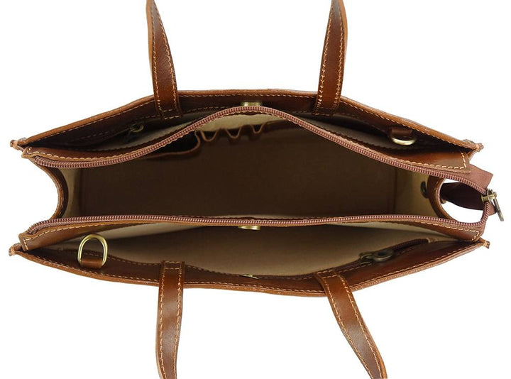 Hugo Italian Leather Tote Bag