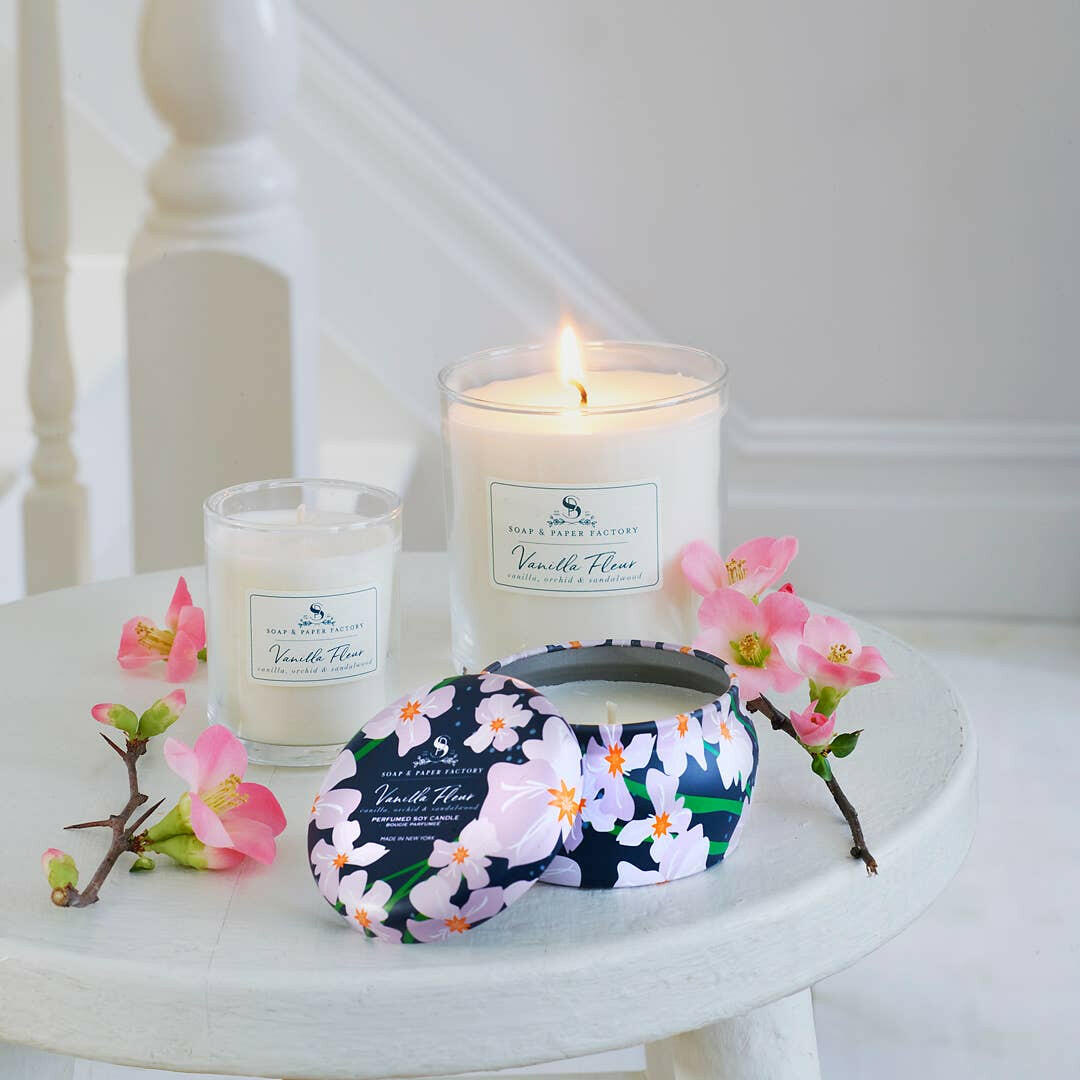 Small Tin Soy Candle Collection — Assorted Signature Scents for Home | Artisans.
