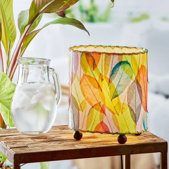 Mini Guyabano Table Lamp — Made with Cocoa Leaves | Artisans.