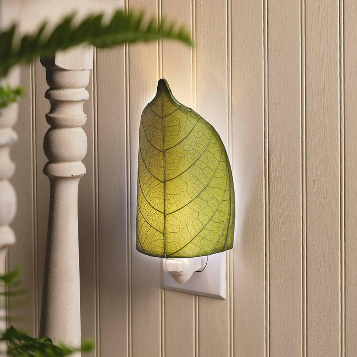 Leaf Night Light Collection — Made with Cocoa Leaf Shade | Artisans.