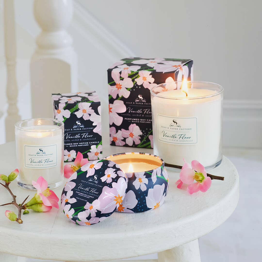Small Tin Soy Candle Collection — Assorted Signature Scents for Home | Artisans.