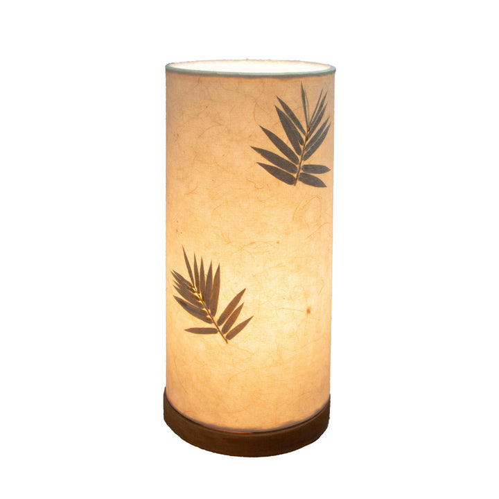 Cylinder Table Lamp with Paper Shade | Artisans.