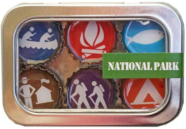 Bottlecap Magnet 6-packs in Themed Collections | Artisans.